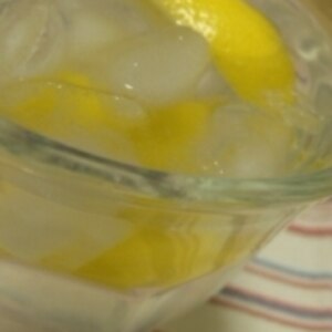 飲みやすい！さっぱりレモン水